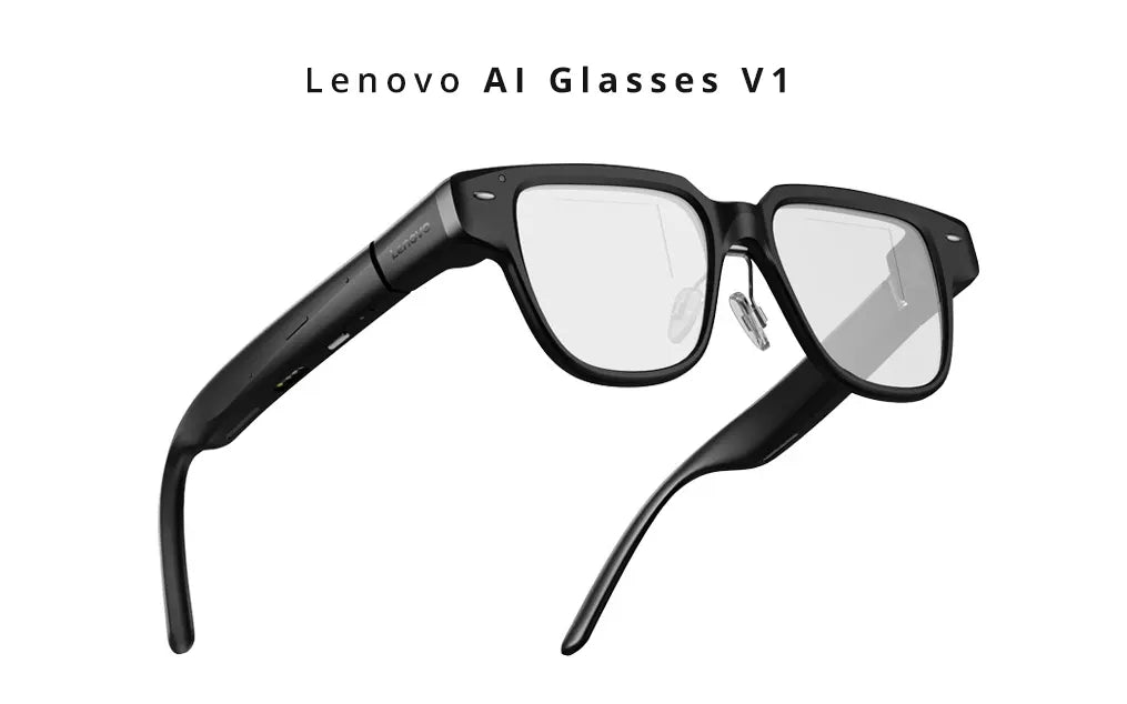 Lenovo Wireless Bluetooth Smart Sunglasses 4K Touch Control Remote Camera Video Recorder AI Translator Built-in Voice Assistant
