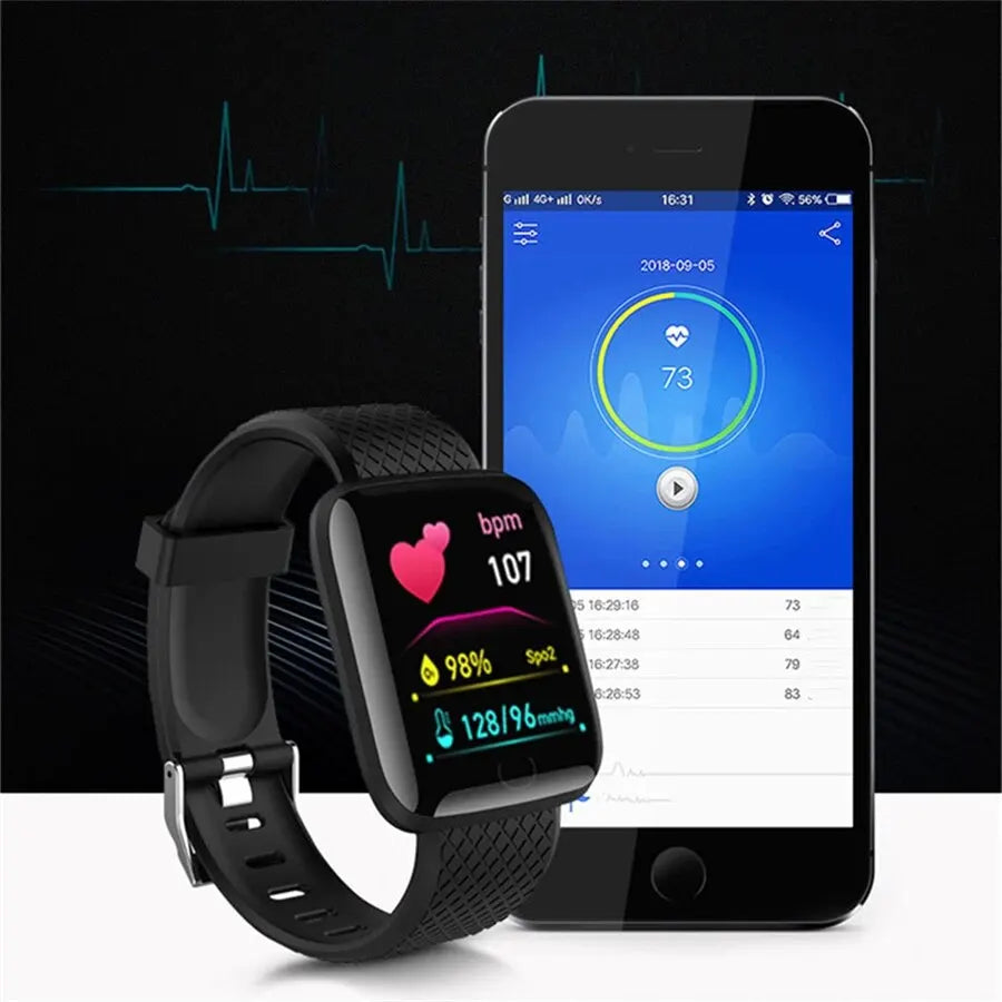 Multifunctional Fitness Smartwatch with Fitness Tracker and Notifications